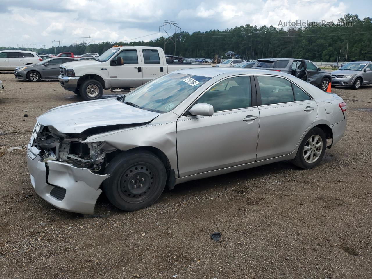 2011 Toyota Camry Base Silver vin: 4T1BF3EK3BU763060