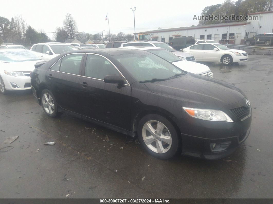 2011 Toyota Camry Se Black vin: 4T1BF3EK3BU766203