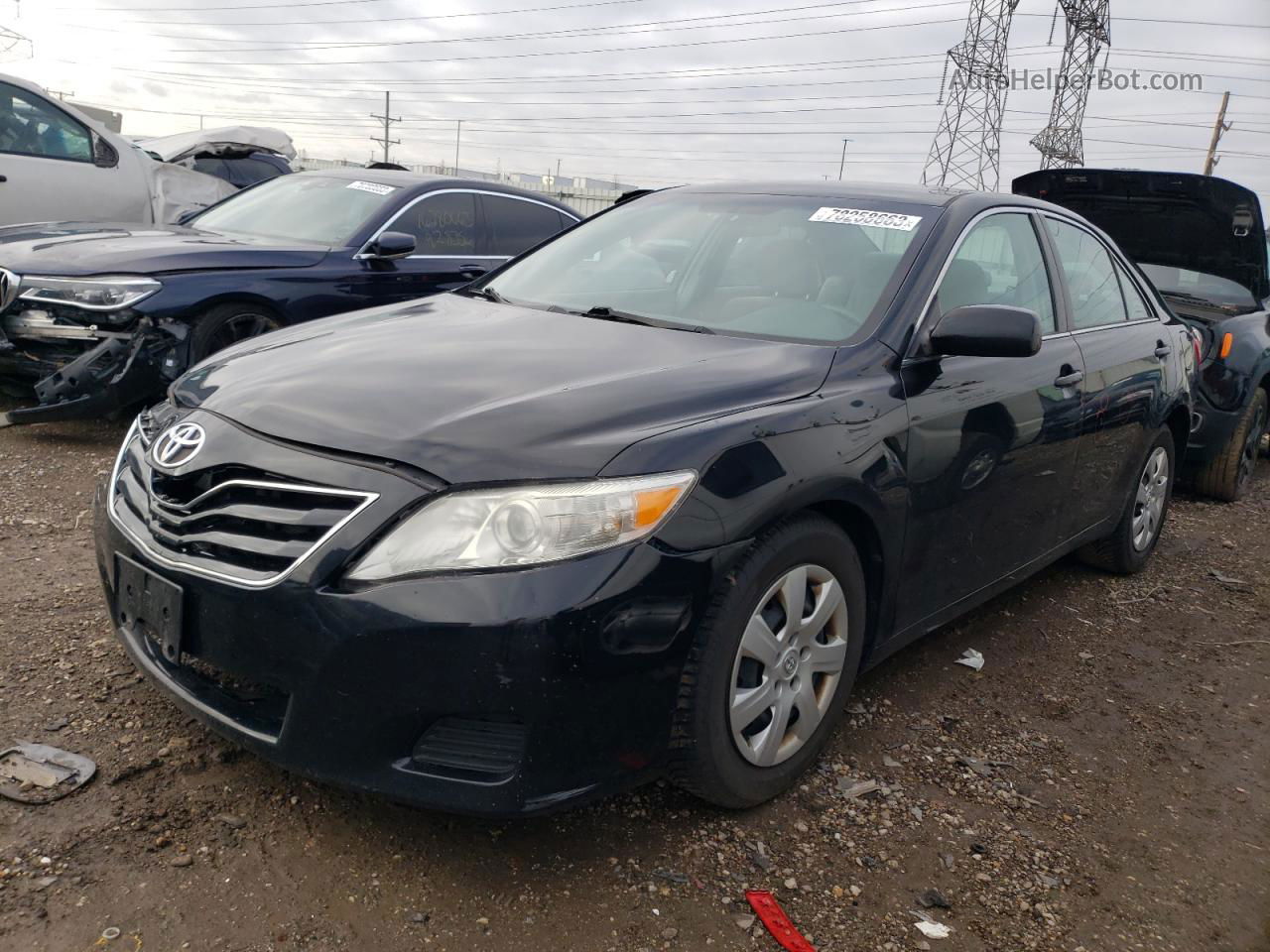 2011 Toyota Camry Base Black vin: 4T1BF3EK3BU767271