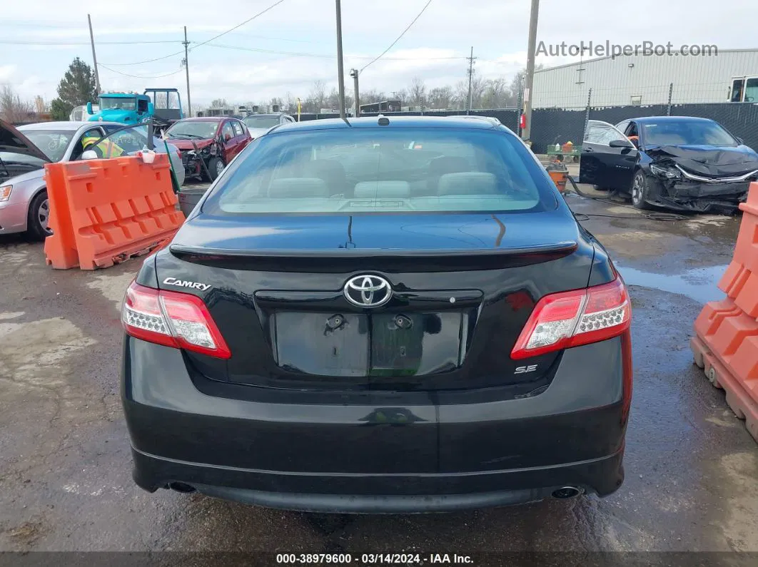 2011 Toyota Camry Se Black vin: 4T1BF3EK4BU136920