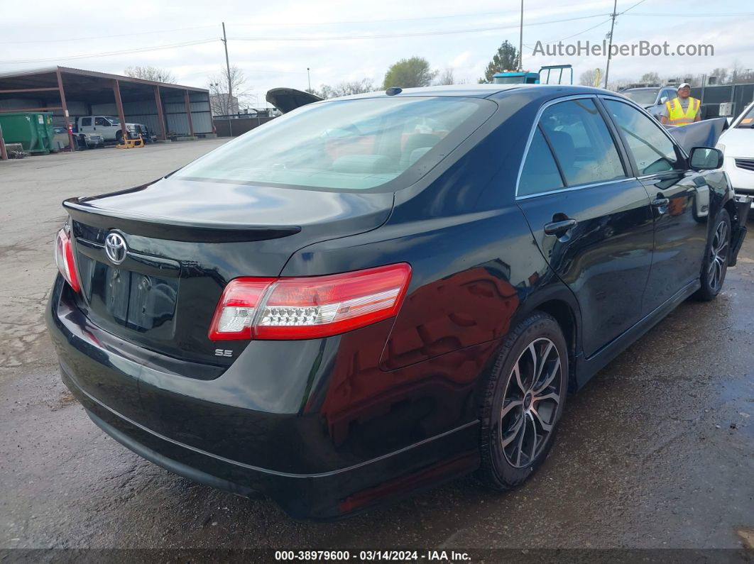 2011 Toyota Camry Se Black vin: 4T1BF3EK4BU136920