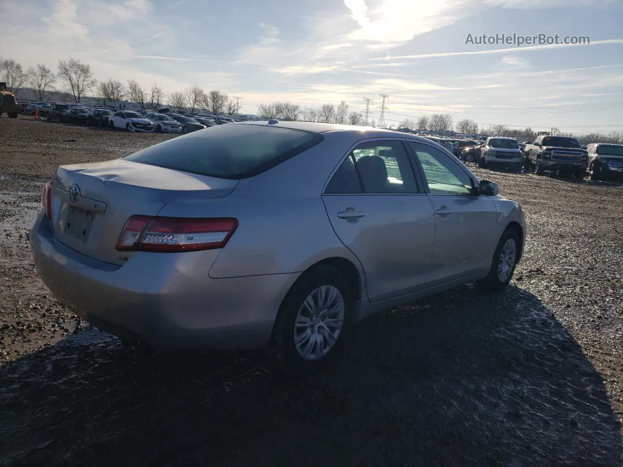 2011 Toyota Camry Base Серый vin: 4T1BF3EK4BU146377