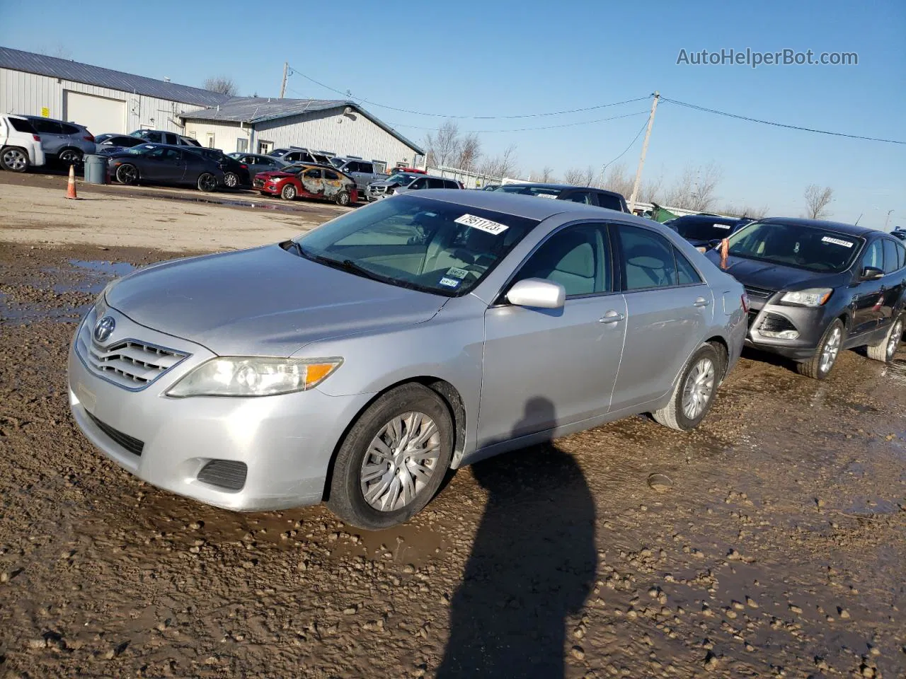 2011 Toyota Camry Base Серый vin: 4T1BF3EK4BU146377