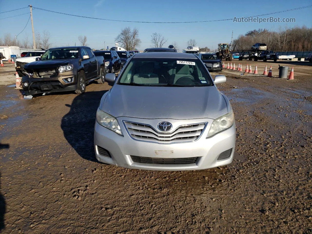 2011 Toyota Camry Base Серый vin: 4T1BF3EK4BU146377