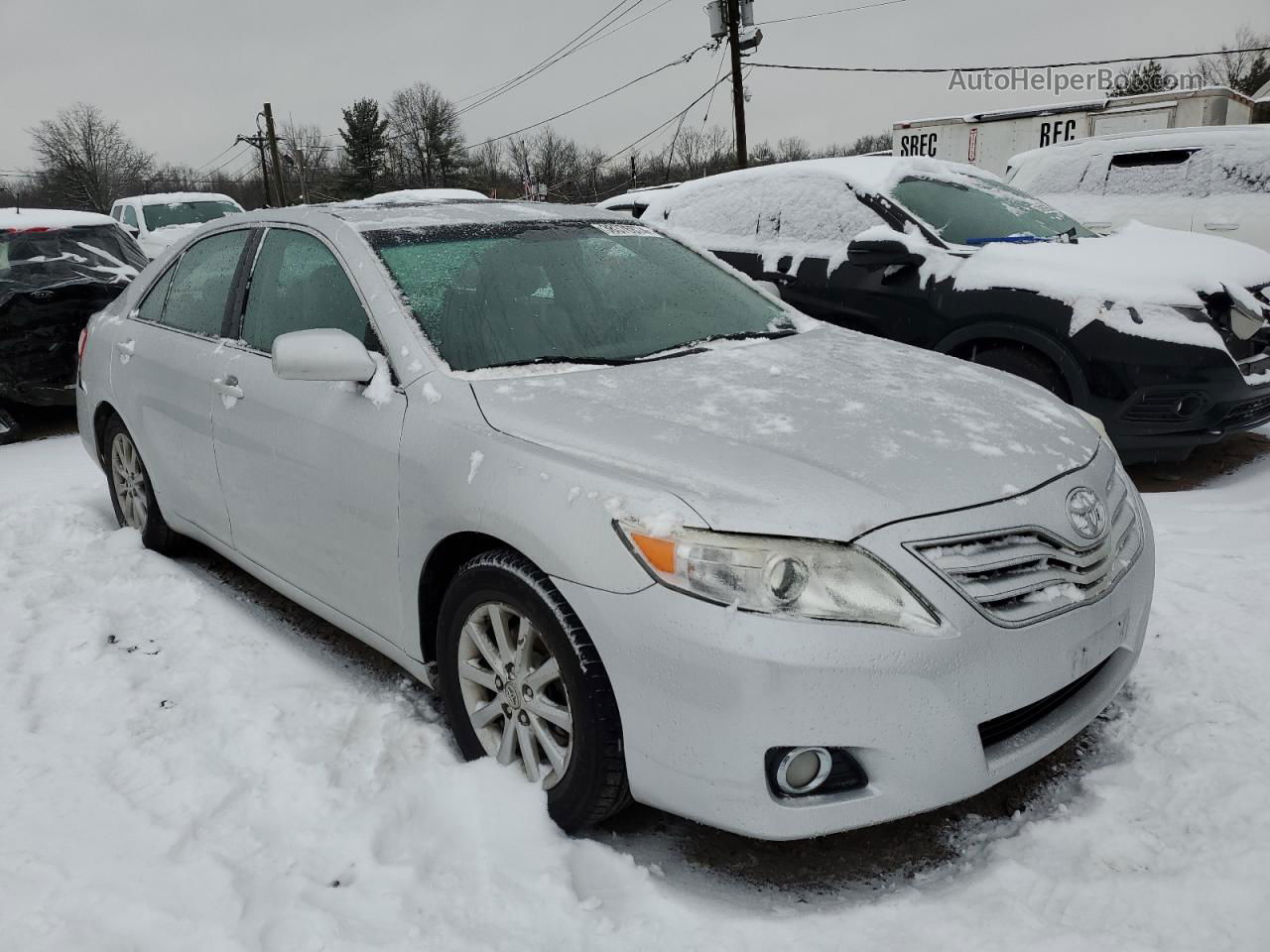 2011 Toyota Camry Base Silver vin: 4T1BF3EK4BU162322