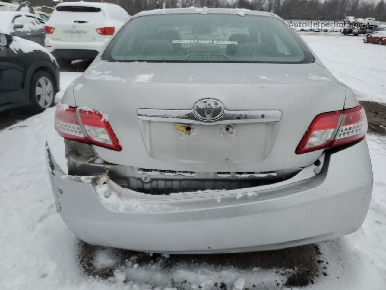 2011 Toyota Camry Base Silver vin: 4T1BF3EK4BU162322