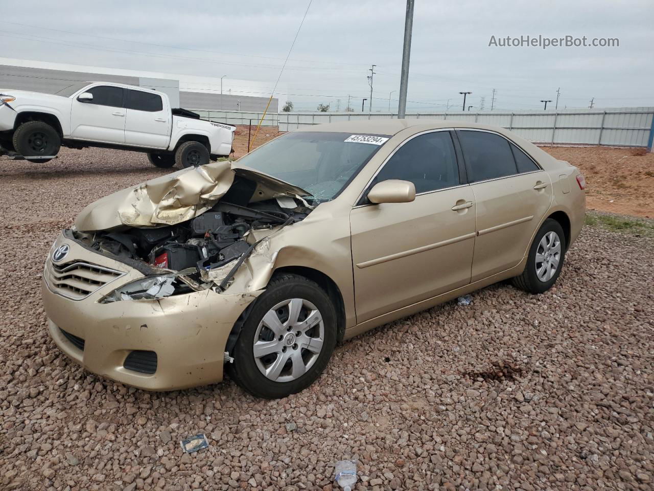 2011 Toyota Camry Base Золотой vin: 4T1BF3EK4BU163941