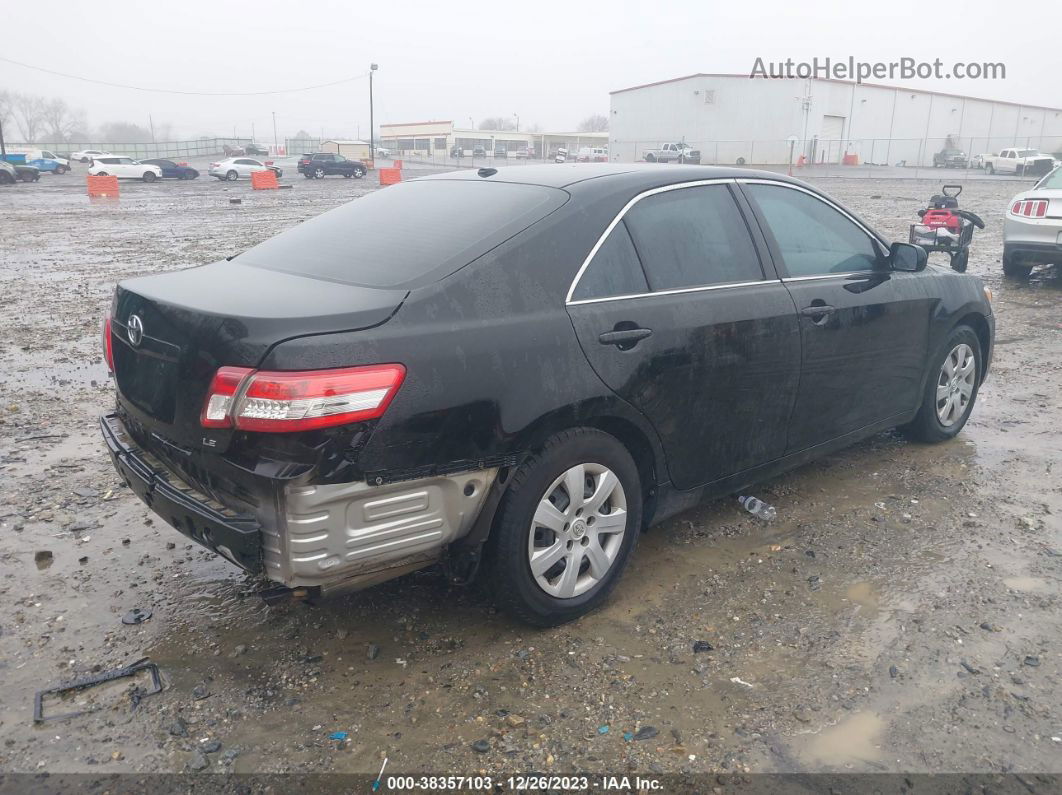 2011 Toyota Camry Le Black vin: 4T1BF3EK4BU174888