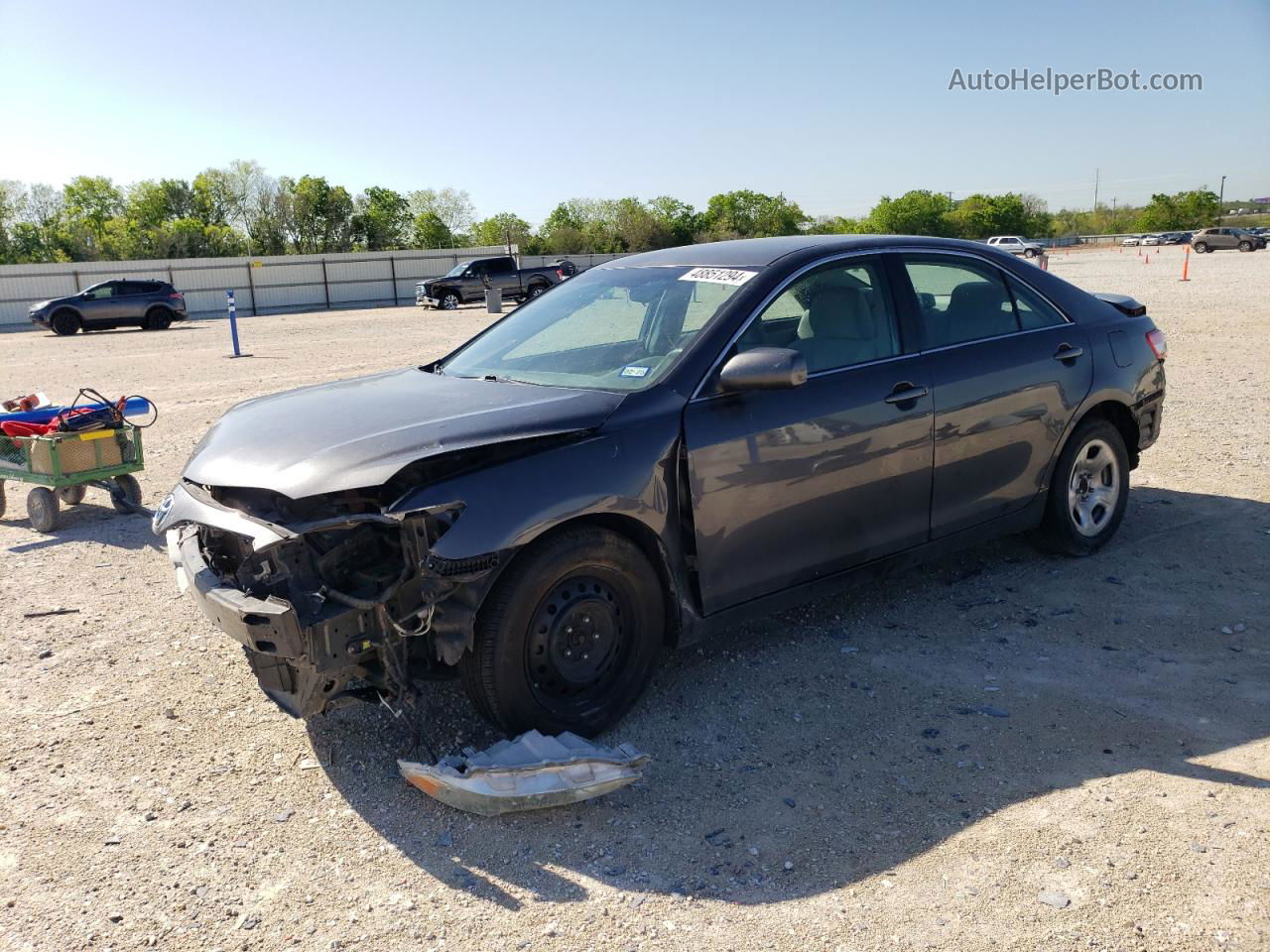 2011 Toyota Camry Base Серый vin: 4T1BF3EK4BU183073