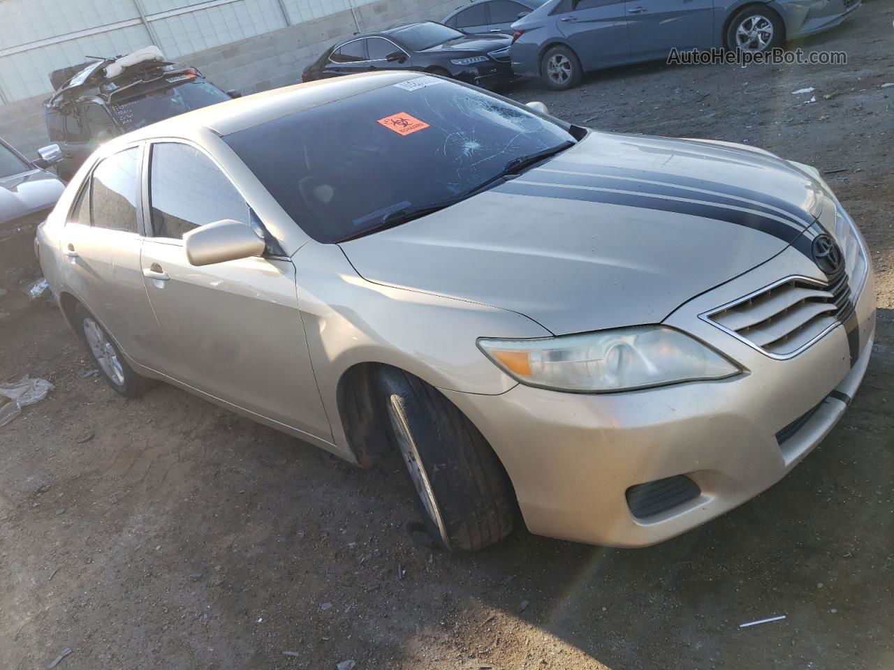 2011 Toyota Camry Base Beige vin: 4T1BF3EK4BU208523