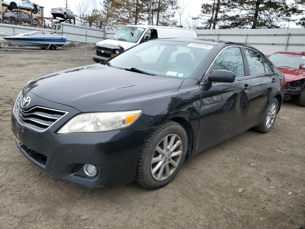 2011 Toyota Camry Base Черный vin: 4T1BF3EK4BU220560