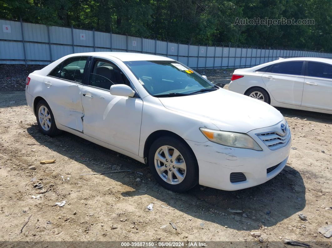 2011 Toyota Camry Le White vin: 4T1BF3EK4BU633126