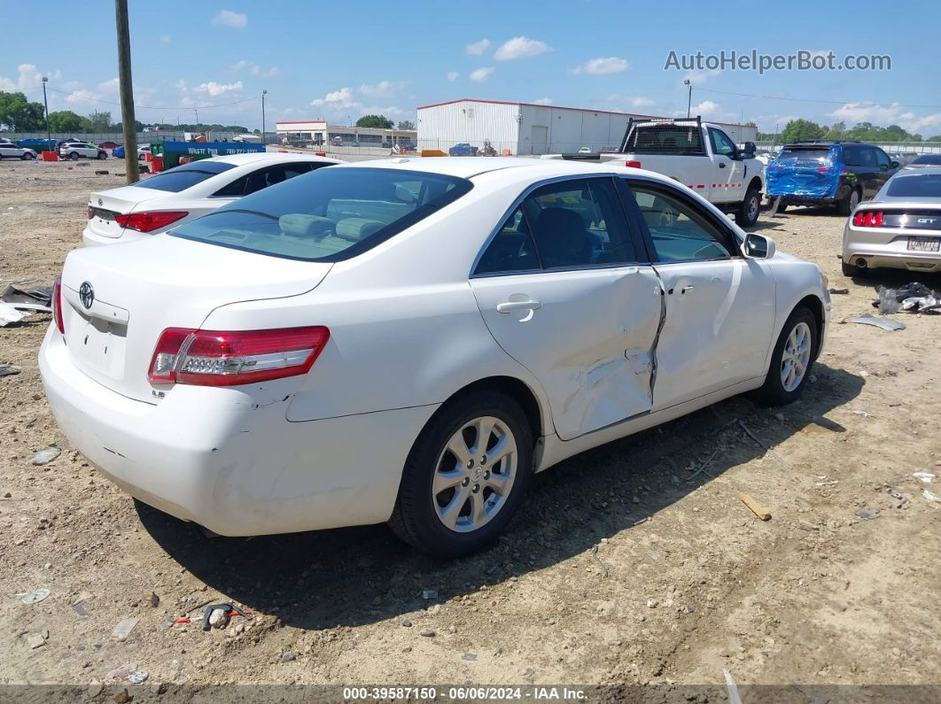 2011 Toyota Camry Le White vin: 4T1BF3EK4BU633126