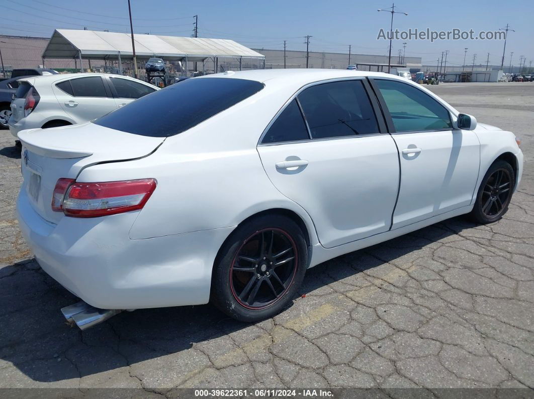 2011 Toyota Camry Le White vin: 4T1BF3EK4BU637628