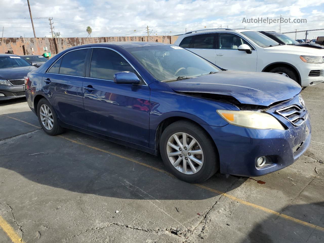 2011 Toyota Camry Base Blue vin: 4T1BF3EK4BU660701