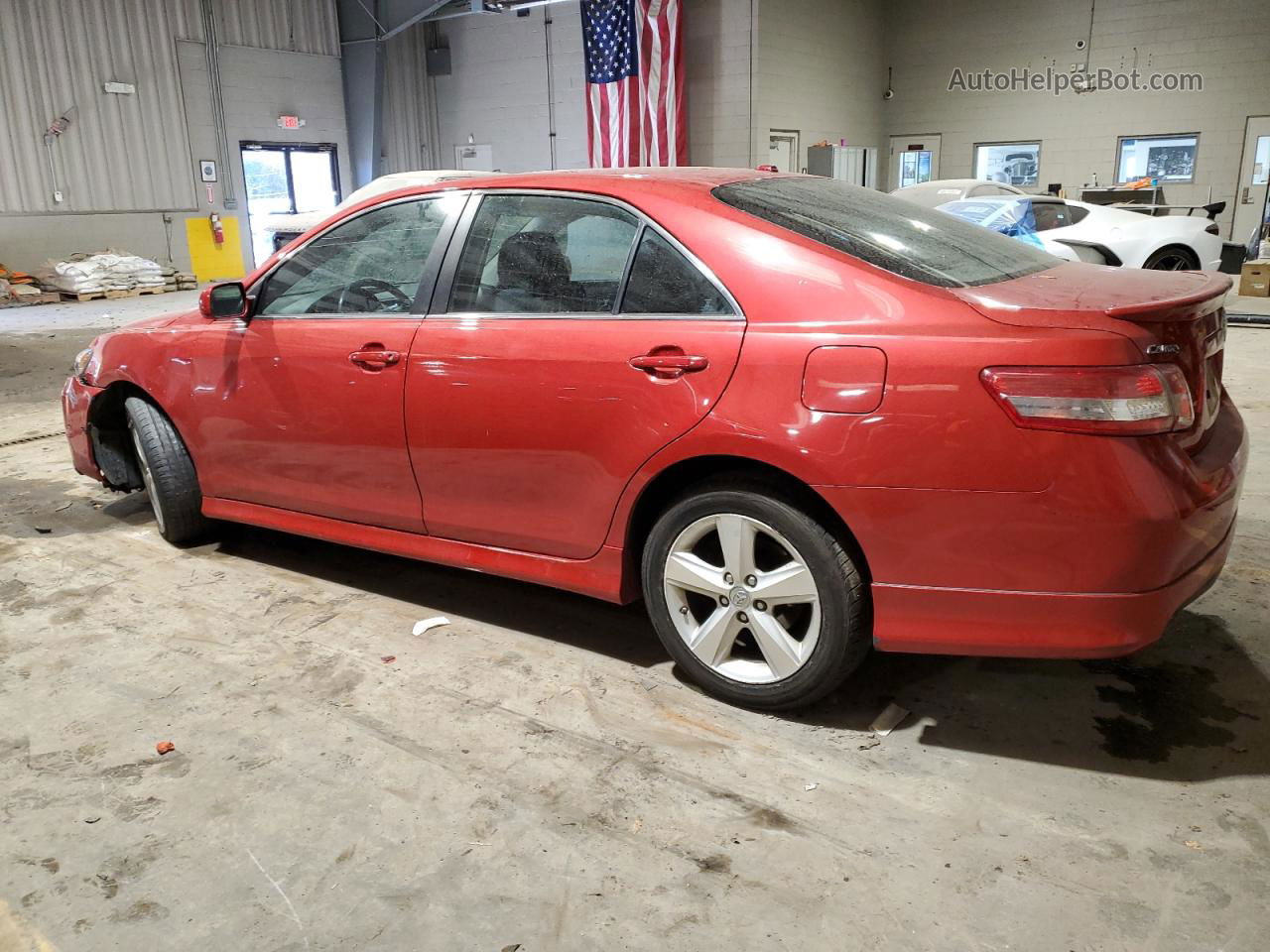 2011 Toyota Camry Base Red vin: 4T1BF3EK4BU662643