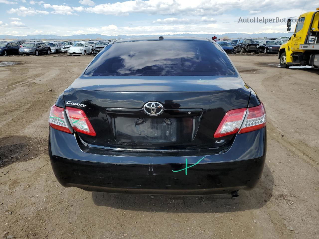 2011 Toyota Camry Base Черный vin: 4T1BF3EK4BU722694