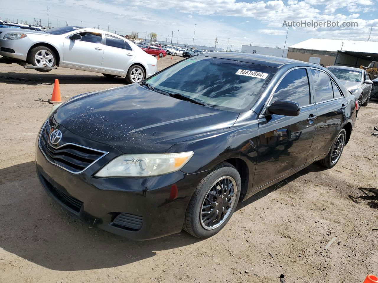 2011 Toyota Camry Base Black vin: 4T1BF3EK4BU722694