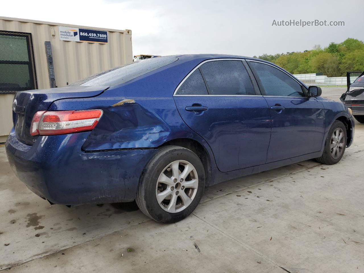 2011 Toyota Camry Base Blue vin: 4T1BF3EK4BU754433