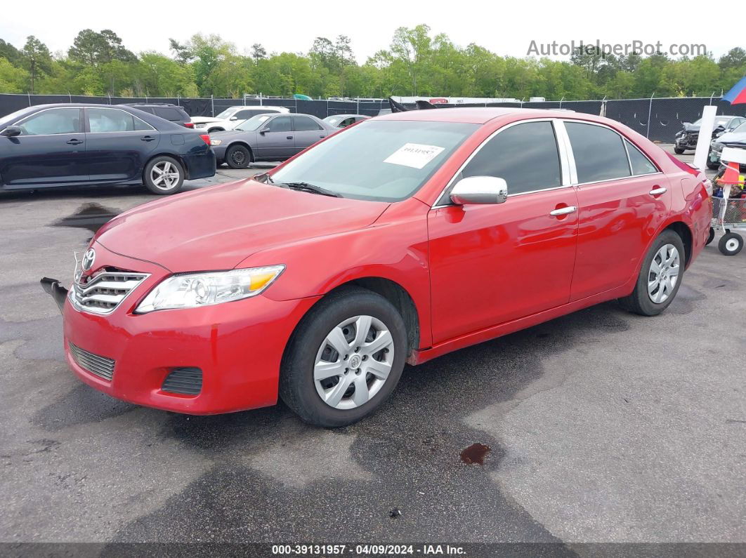 2011 Toyota Camry Le Red vin: 4T1BF3EK5BU177816