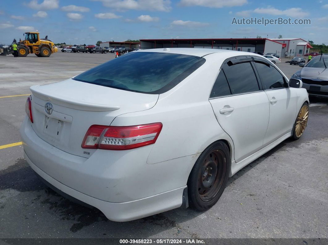 2011 Toyota Camry Se White vin: 4T1BF3EK5BU588245