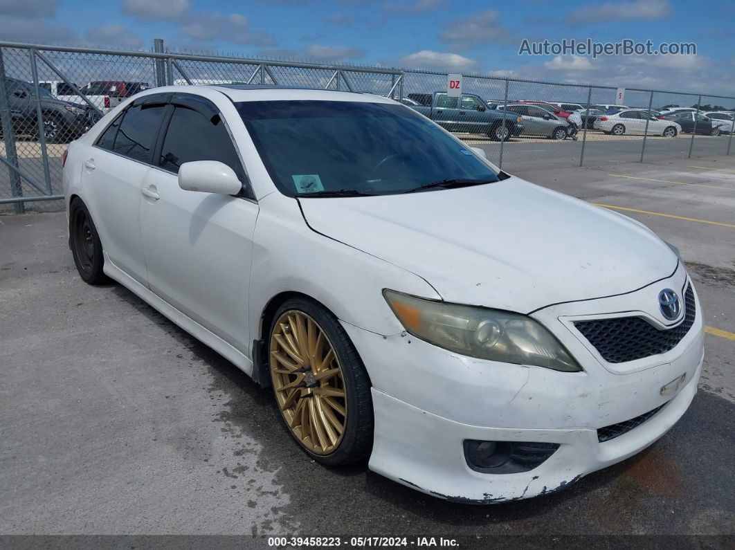 2011 Toyota Camry Se White vin: 4T1BF3EK5BU588245