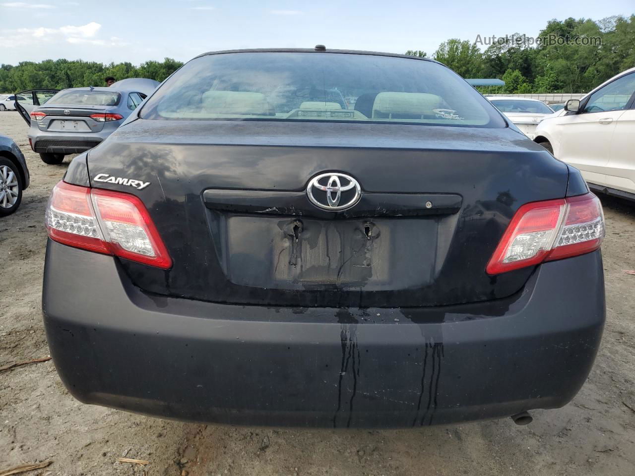 2011 Toyota Camry Base Black vin: 4T1BF3EK5BU596491