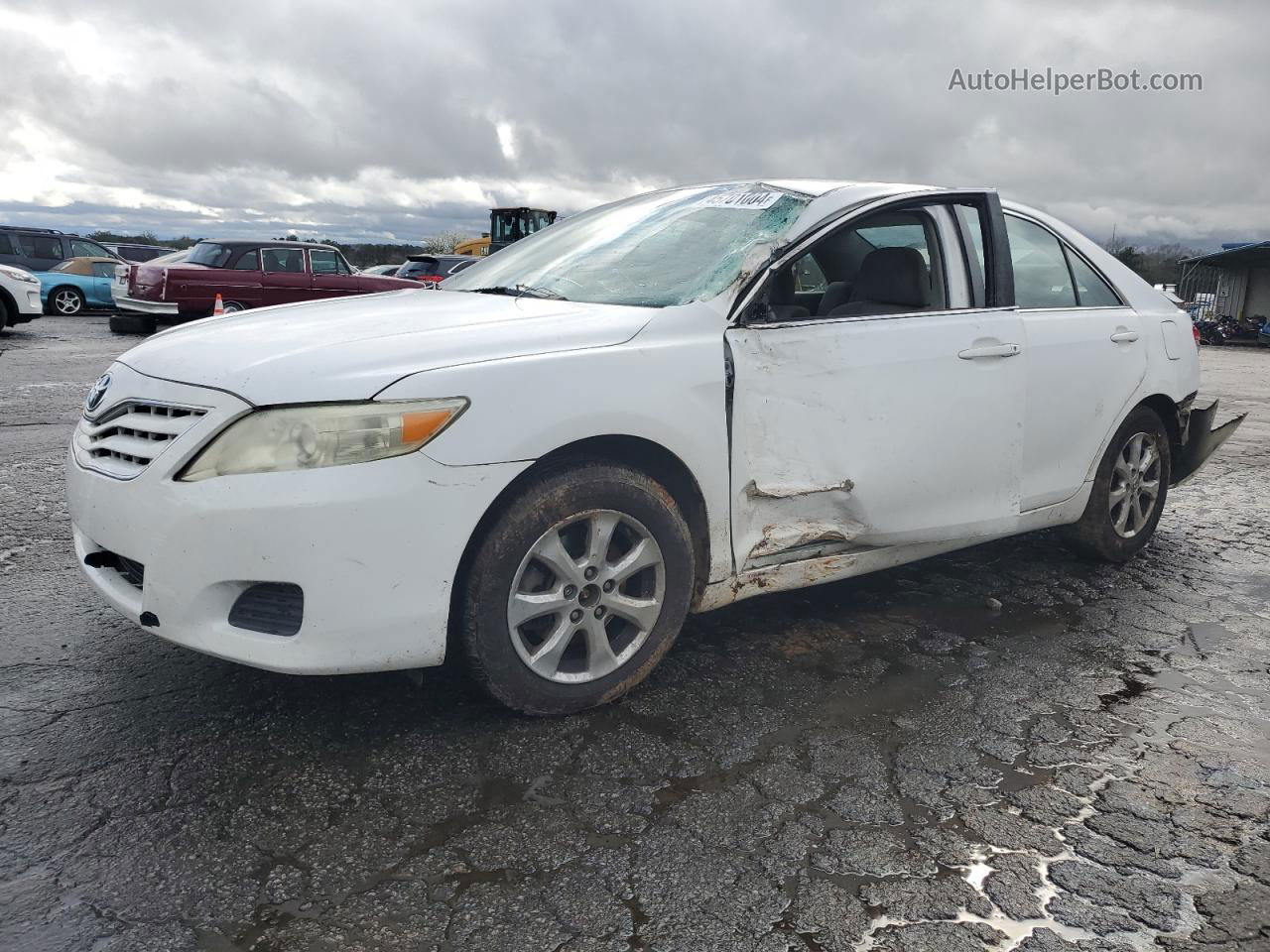 2011 Toyota Camry Base White vin: 4T1BF3EK5BU608154