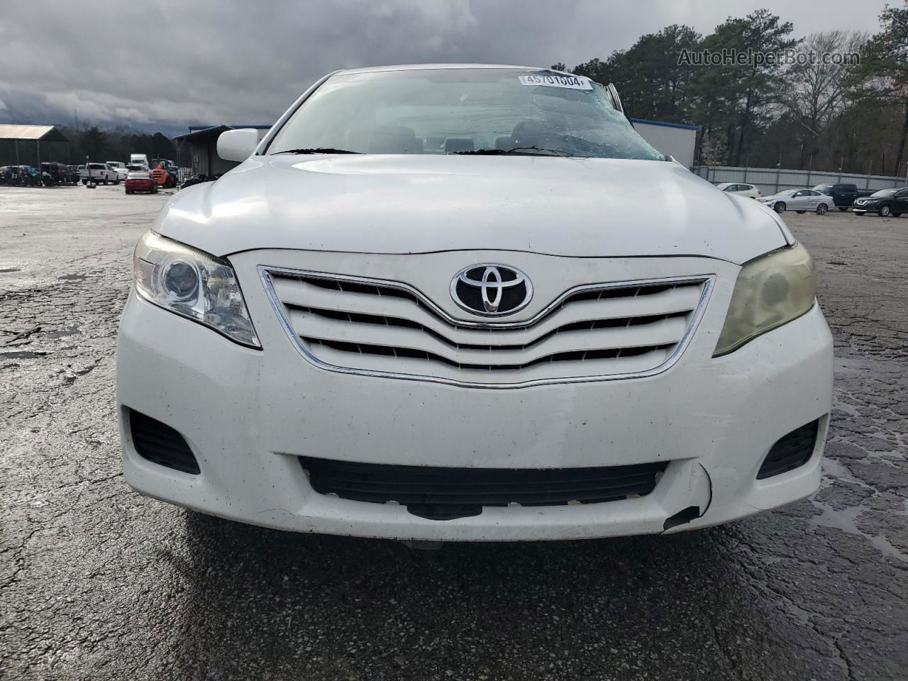 2011 Toyota Camry Base White vin: 4T1BF3EK5BU608154