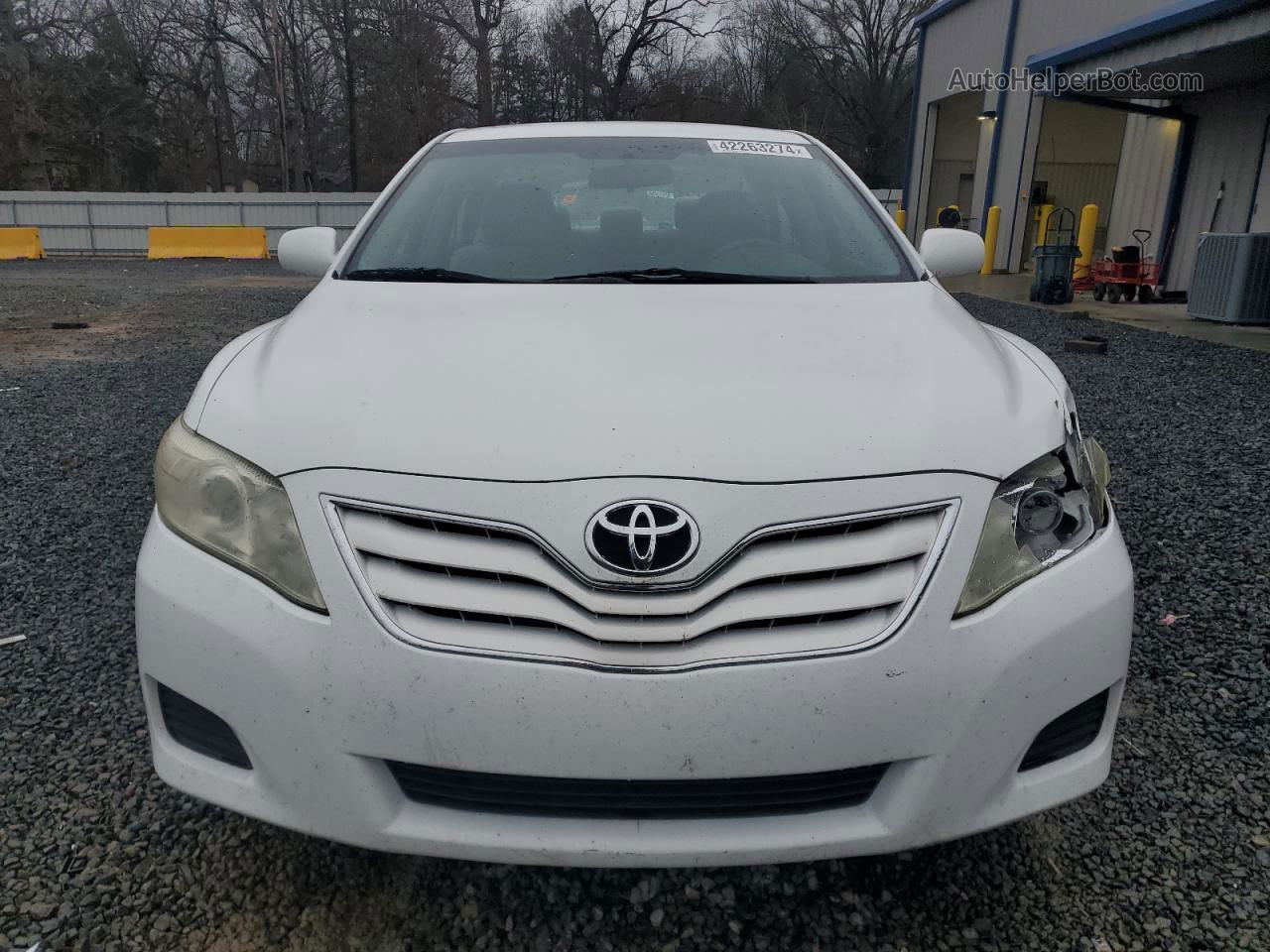 2011 Toyota Camry Base White vin: 4T1BF3EK5BU614942