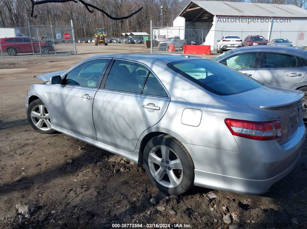 2011 Toyota Camry Se Silver vin: 4T1BF3EK5BU633622