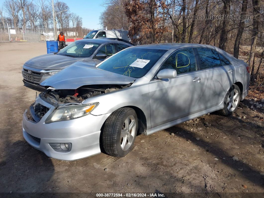 2011 Toyota Camry Se Silver vin: 4T1BF3EK5BU633622