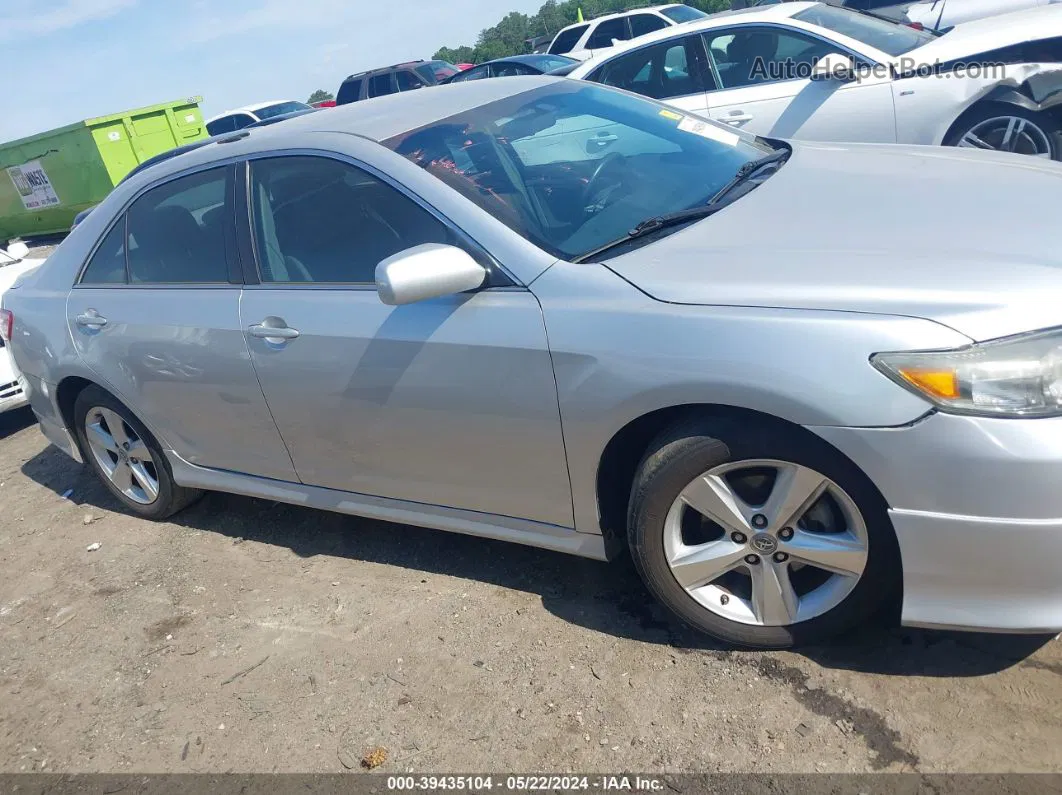 2011 Toyota Camry Se Silver vin: 4T1BF3EK5BU678060