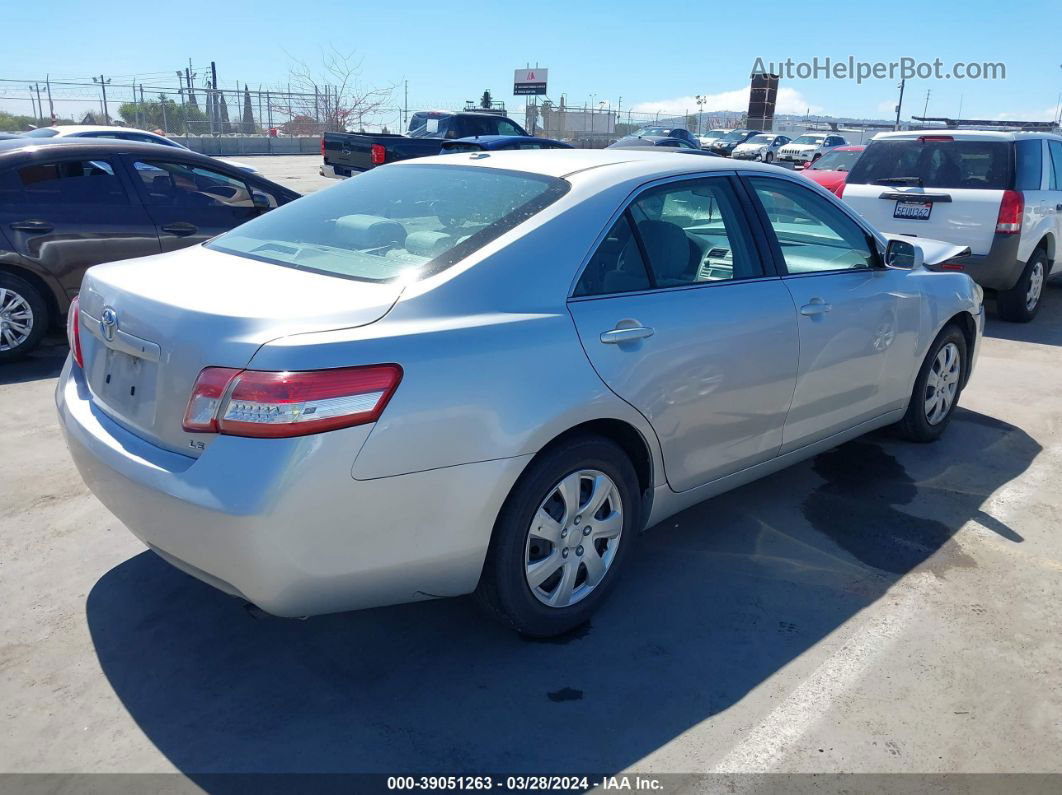 2011 Toyota Camry Le Silver vin: 4T1BF3EK5BU686479