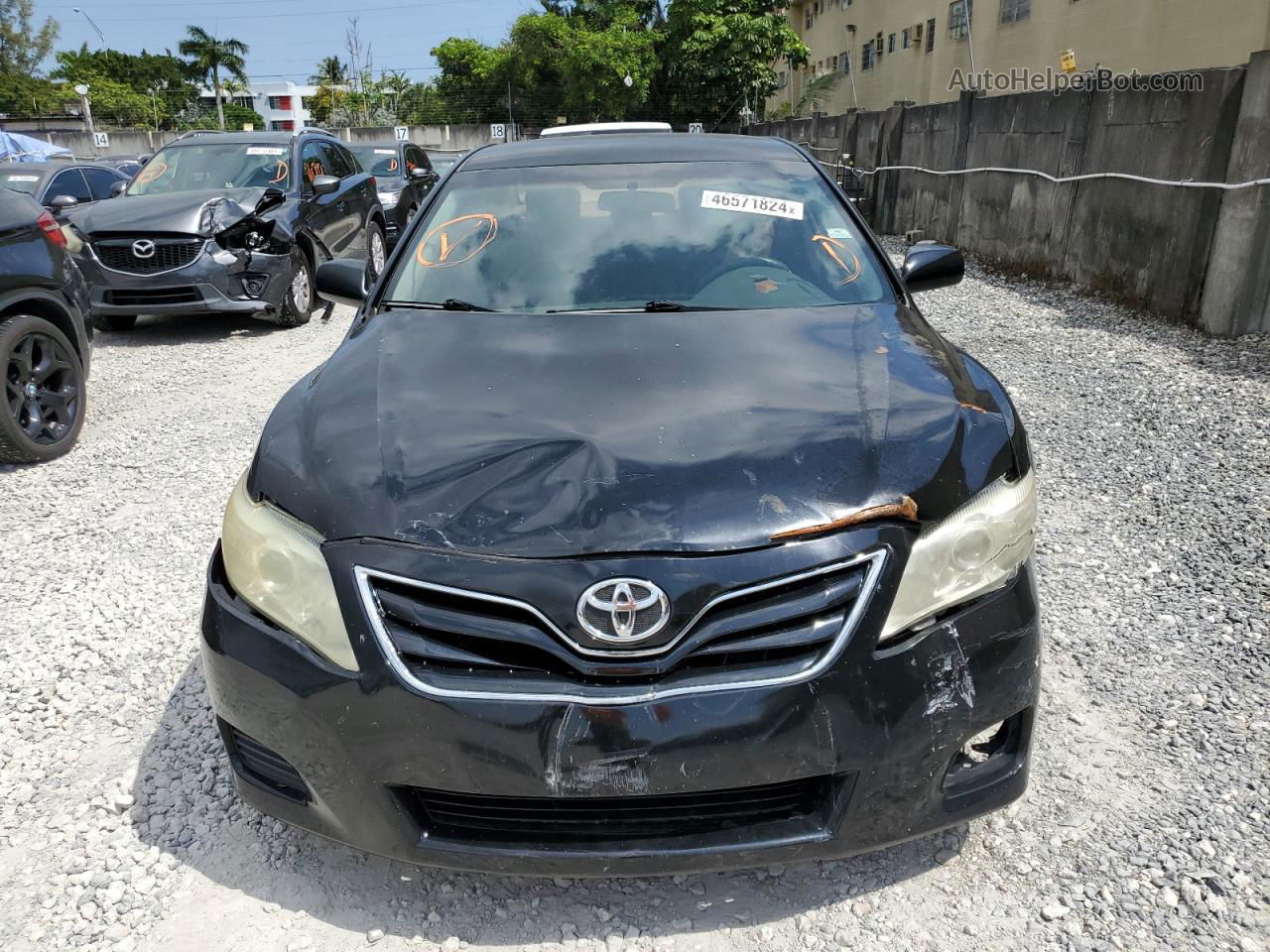 2011 Toyota Camry Base Black vin: 4T1BF3EK5BU698664