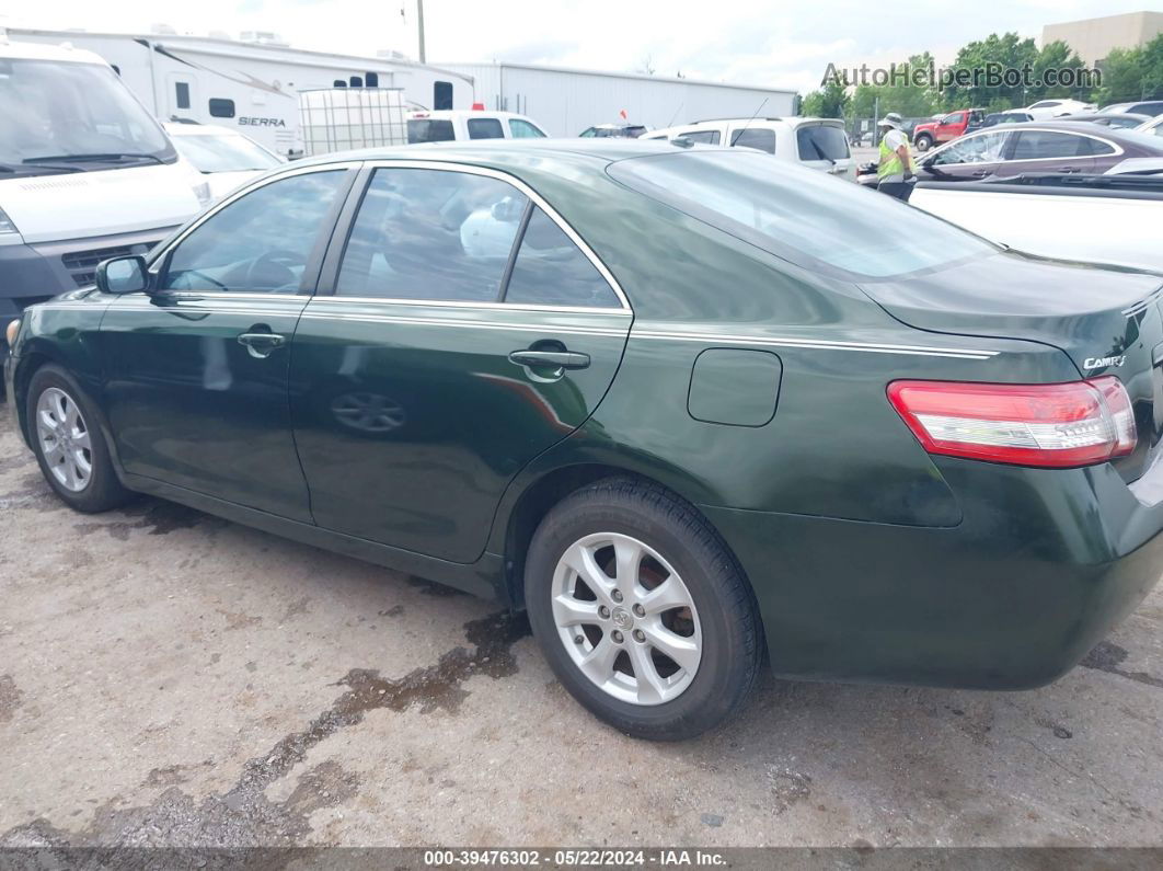 2011 Toyota Camry Le Green vin: 4T1BF3EK5BU704883