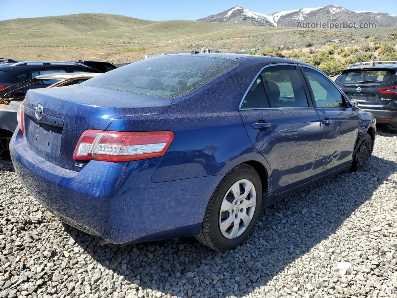 2011 Toyota Camry Base Blue vin: 4T1BF3EK5BU727113