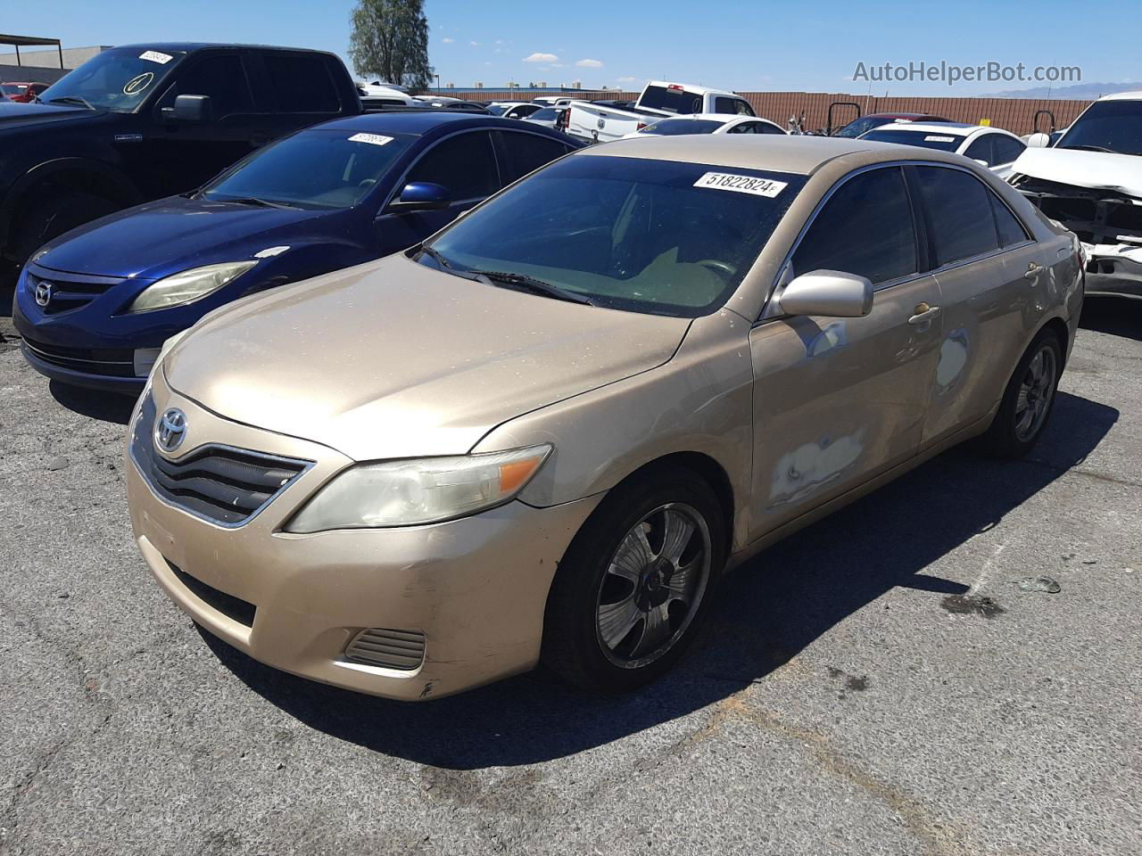 2011 Toyota Camry Base Gold vin: 4T1BF3EK5BU729931