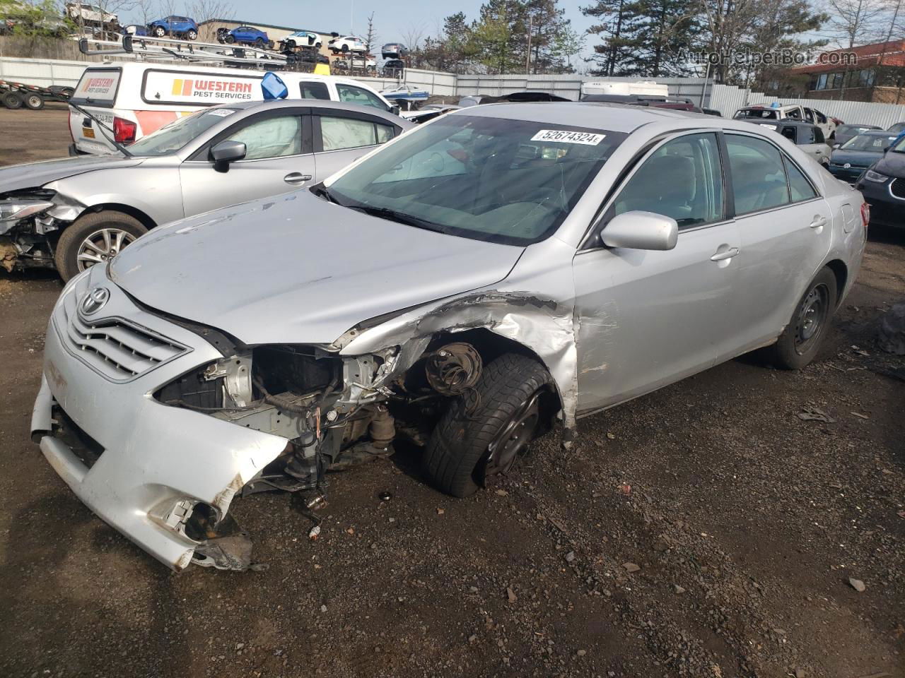 2011 Toyota Camry Base Silver vin: 4T1BF3EK5BU744882