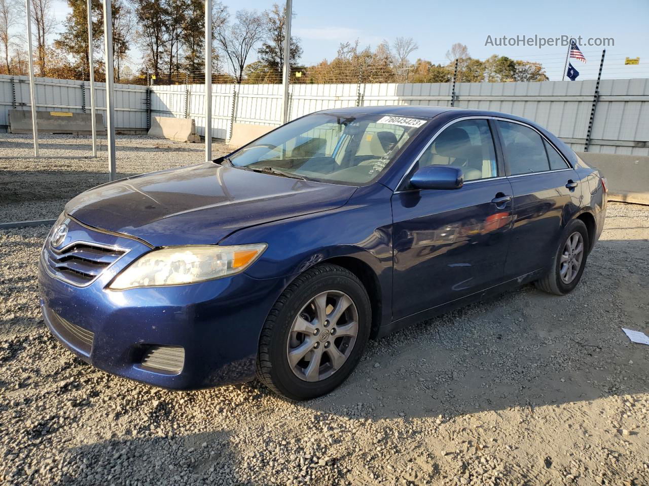 2011 Toyota Camry Base Синий vin: 4T1BF3EK5BU745854