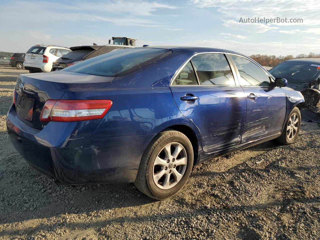 2011 Toyota Camry Base Синий vin: 4T1BF3EK5BU745854