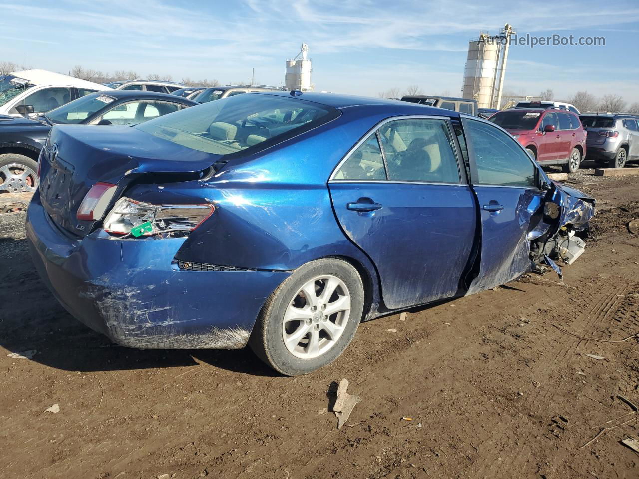 2011 Toyota Camry Base Синий vin: 4T1BF3EK5BU754330