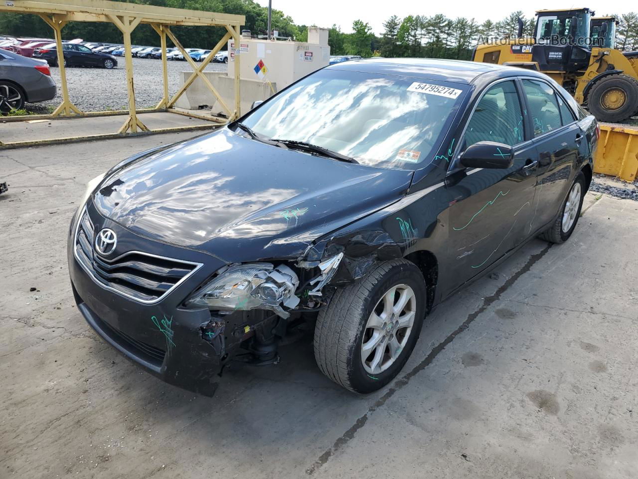 2011 Toyota Camry Base Черный vin: 4T1BF3EK6BU159552