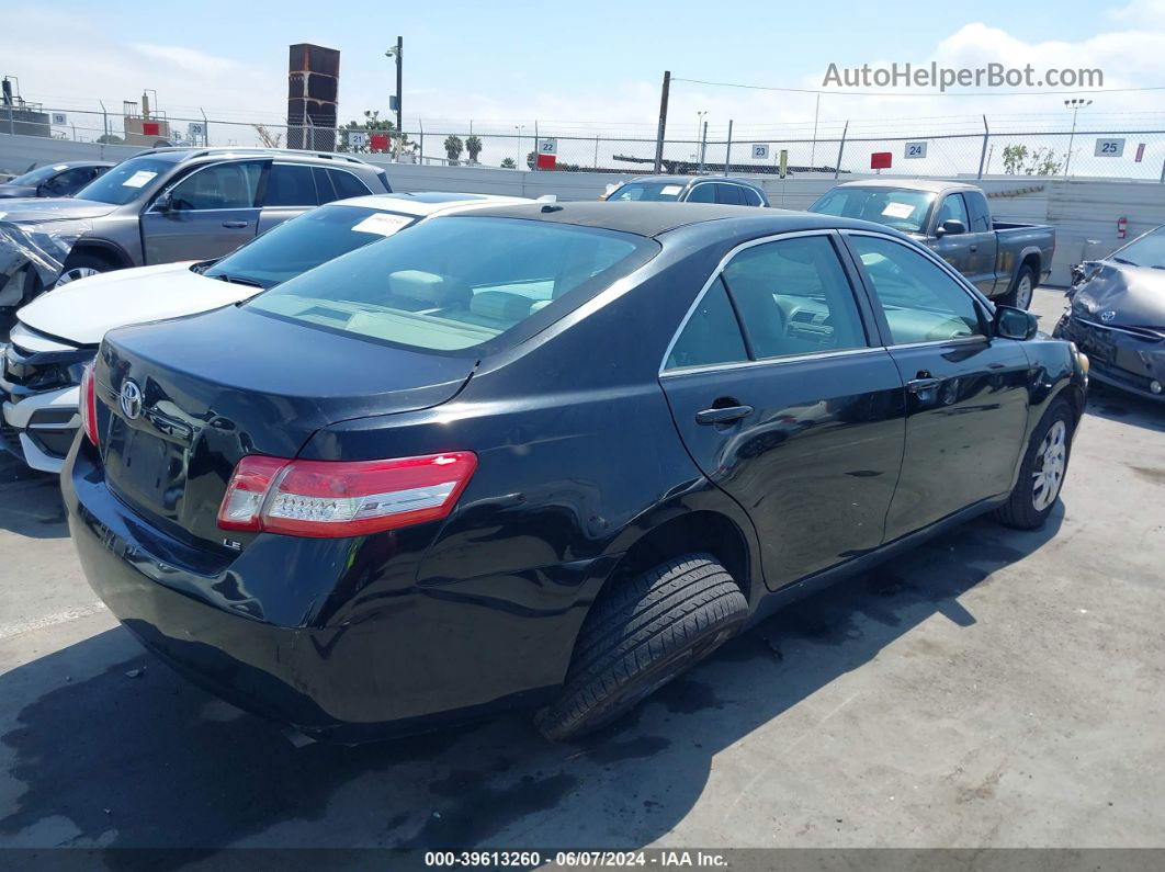 2011 Toyota Camry Le Black vin: 4T1BF3EK6BU159938