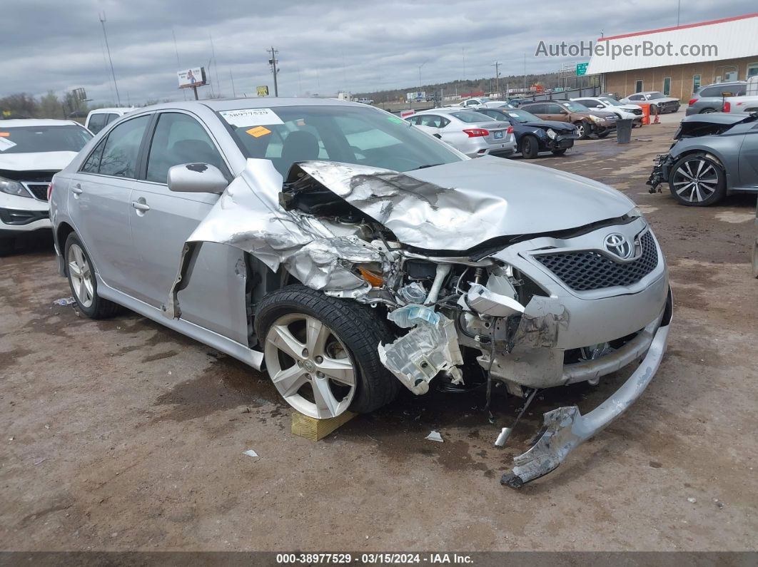 2011 Toyota Camry Se Silver vin: 4T1BF3EK6BU215781