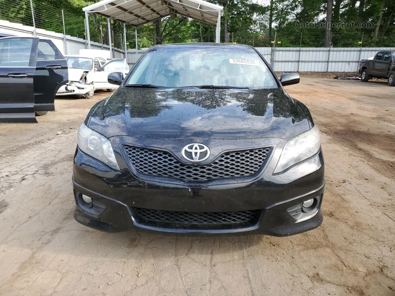 2011 Toyota Camry Base Черный vin: 4T1BF3EK6BU223153