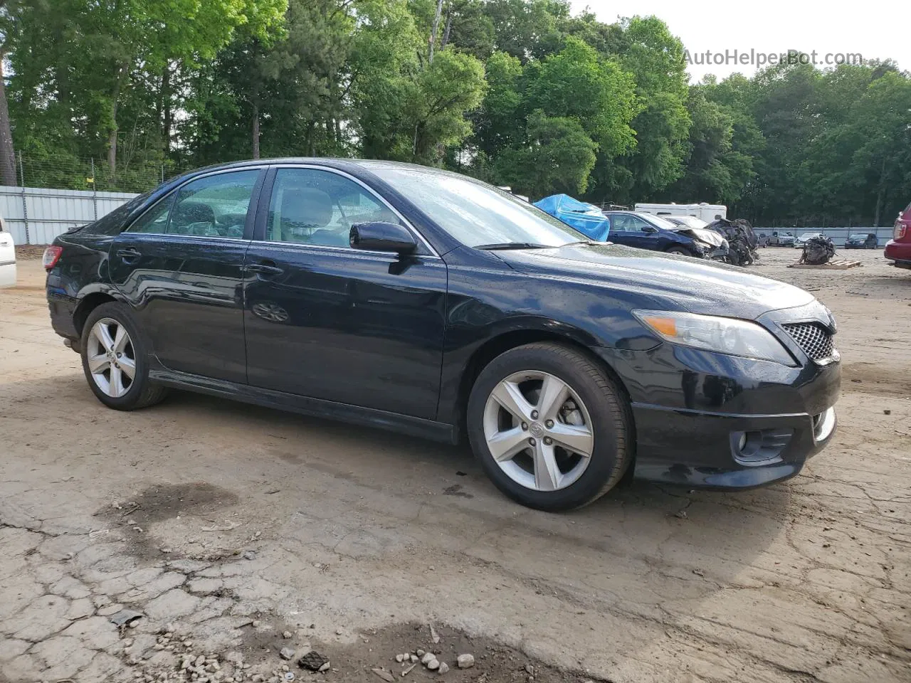 2011 Toyota Camry Base Черный vin: 4T1BF3EK6BU223153