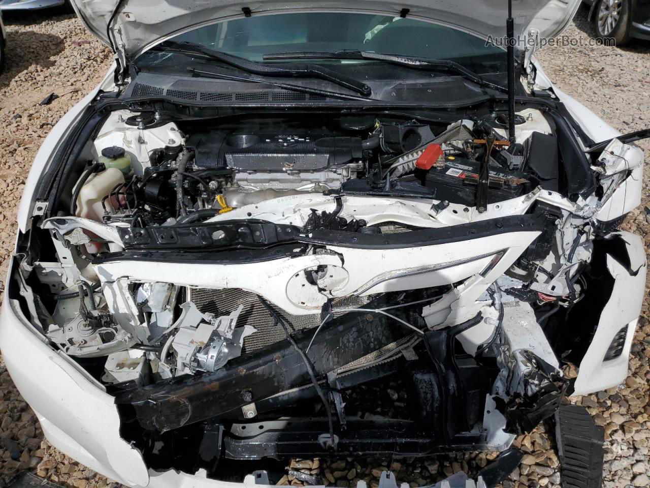 2011 Toyota Camry Base White vin: 4T1BF3EK6BU585855