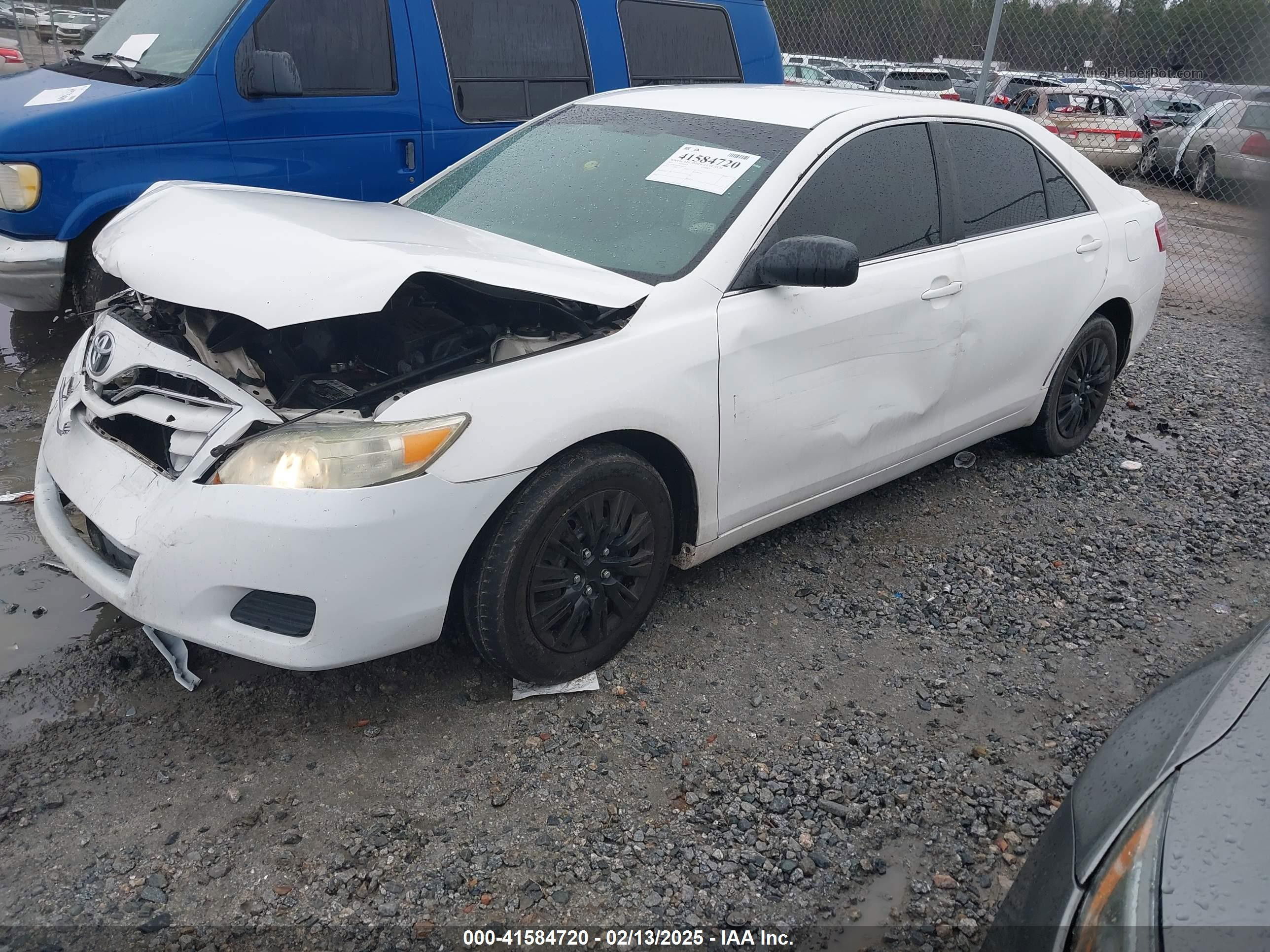 2011 Toyota Camry Le Белый vin: 4T1BF3EK6BU640174