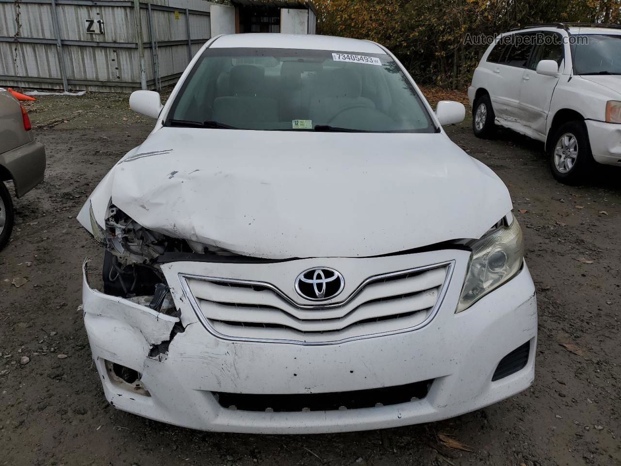 2011 Toyota Camry Base White vin: 4T1BF3EK6BU648744